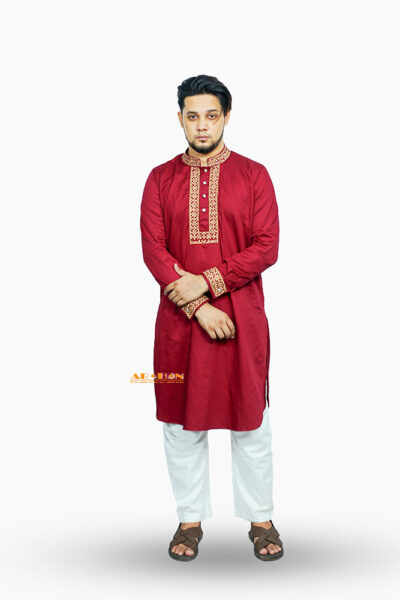 Luxury Panjabi, Maroon Panjabi, Panjabi