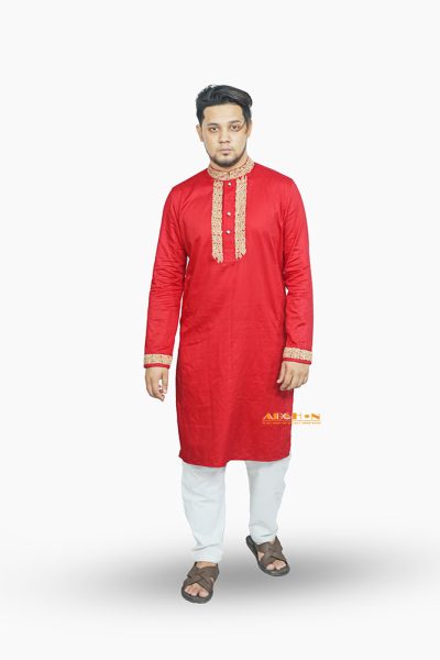 Abohon, Red Panjabi, Luxury Panjabi